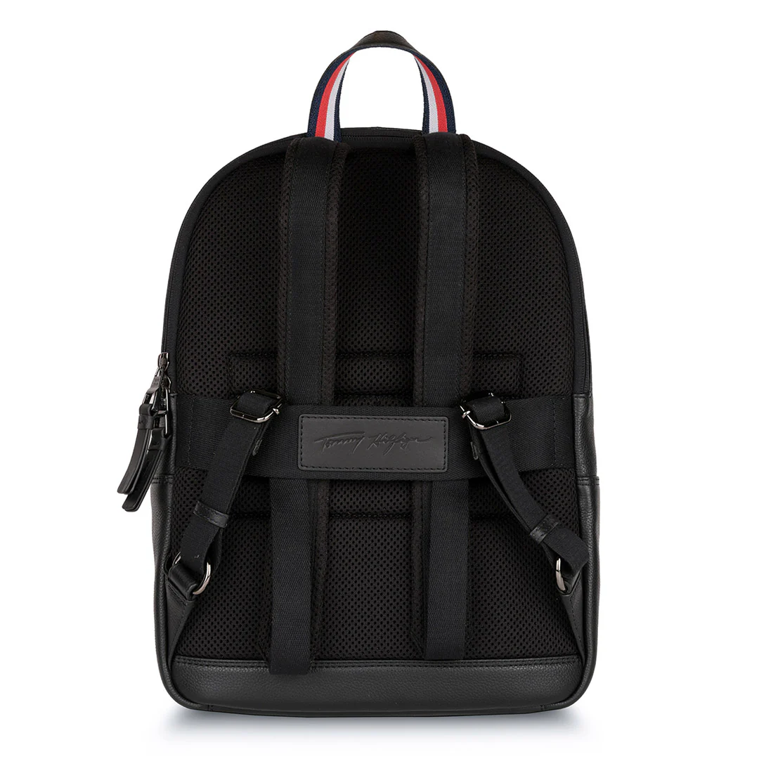 Tommy Hilfiger Premium Leather Line Time-square Laptop Backpack - Image 3