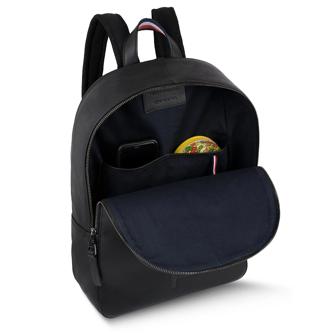 Tommy Hilfiger Premium Leather Line Time-square Laptop Backpack - Image 7