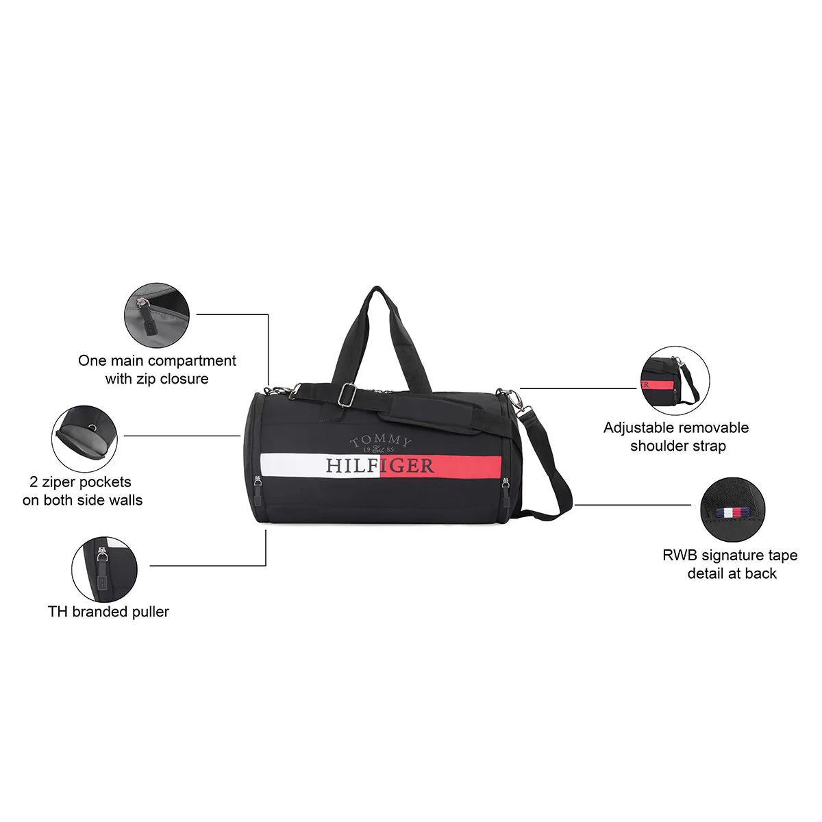 Tommy Hilfiger Insignia Gym Bag - Image 4