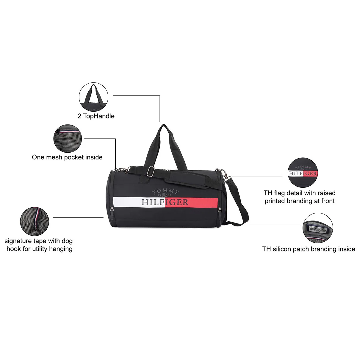Tommy Hilfiger Insignia Gym Bag - Image 5