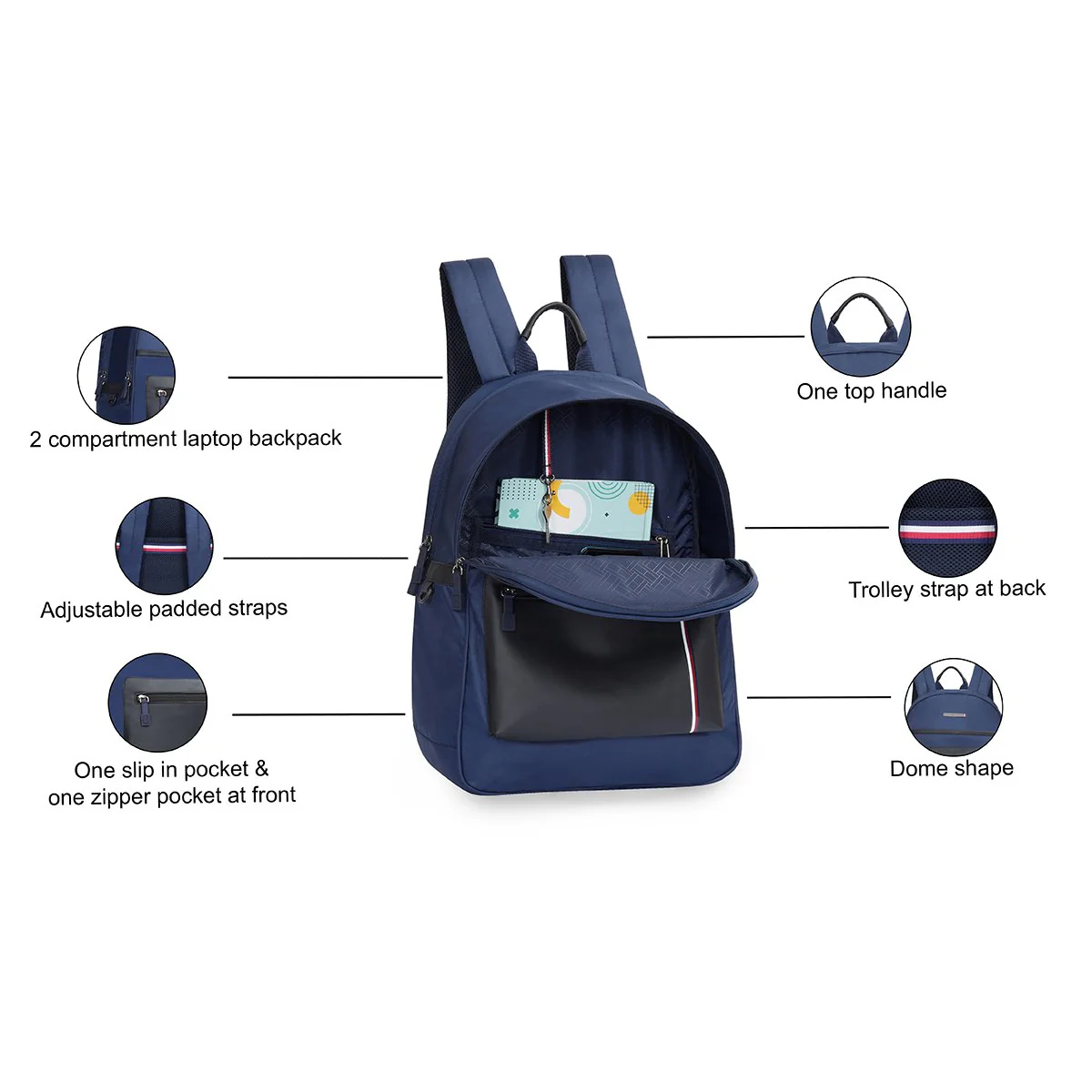Tommy Hilfiger Legrange Laptop Backpack - Image 5