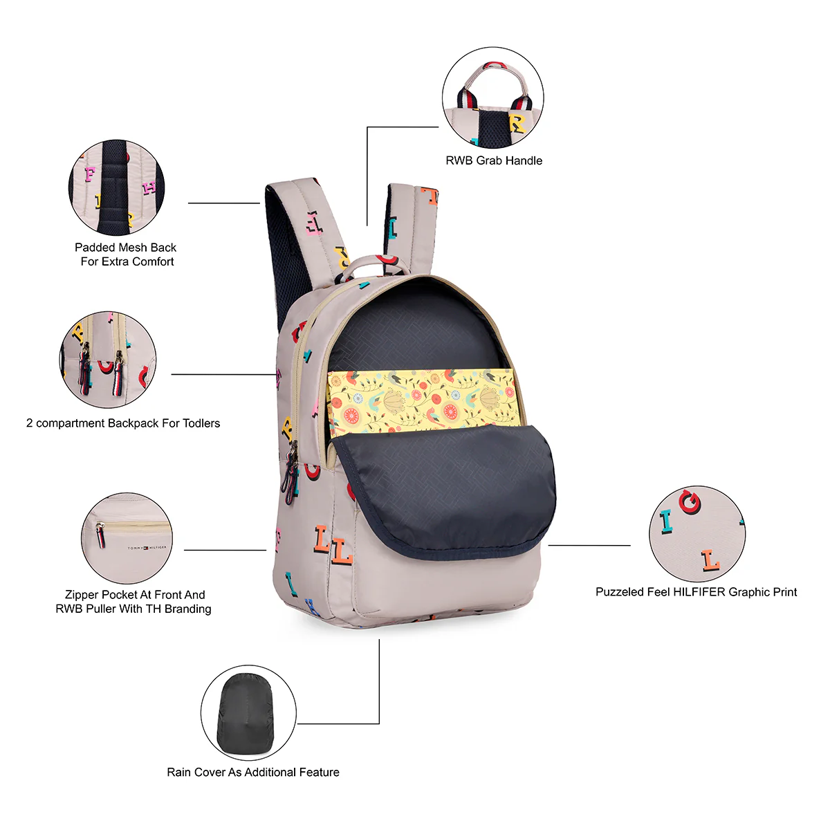 Tommy Hilfiger Mystic Back to School Backpack - Image 4