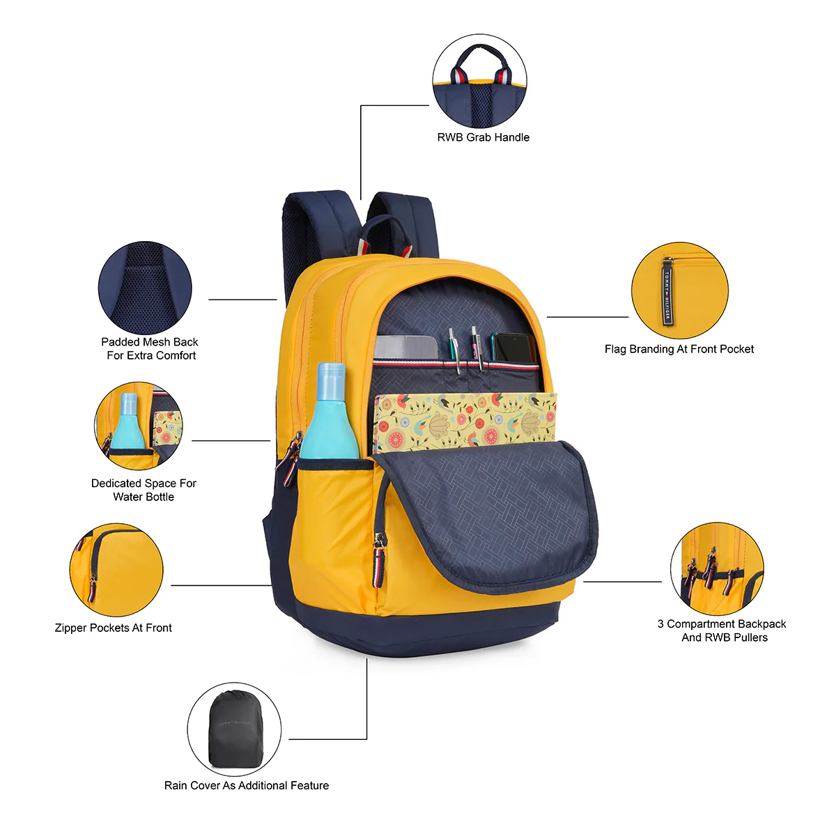 Tommy Hilfiger Tadpole Back to School Backpack - Image 4