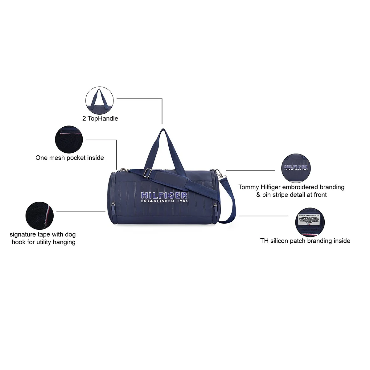 Tommy Hilfiger Typhoon Gym Bag - Image 4