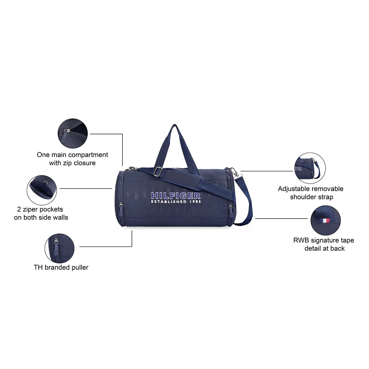 Tommy Hilfiger Typhoon Gym Bag - Image 5