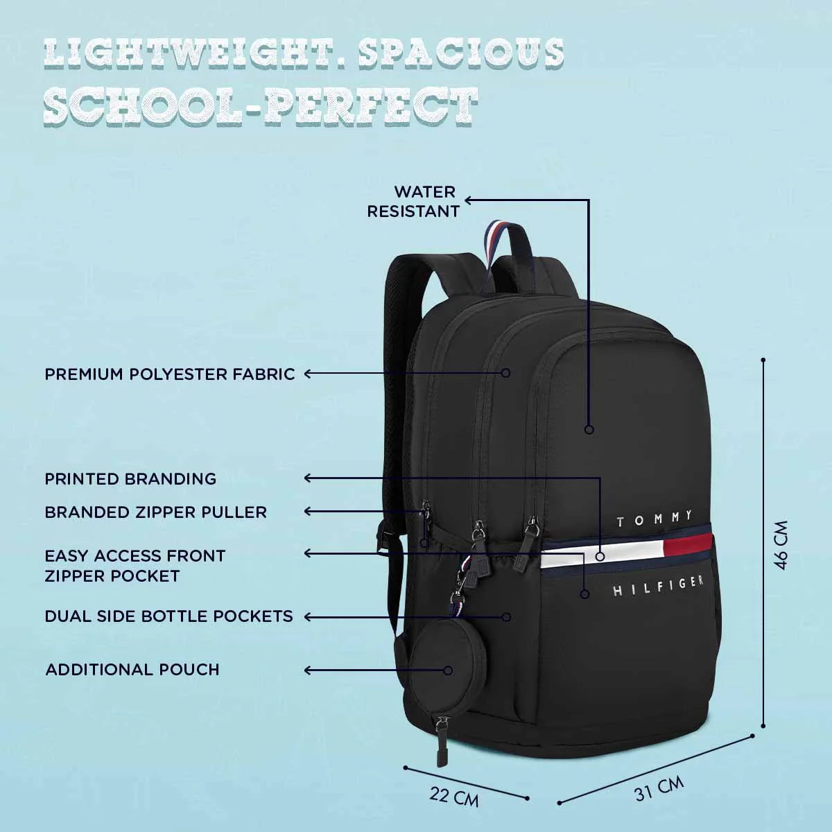 Tommy Hilfiger Trote Non Laptop Backpack - Image 5