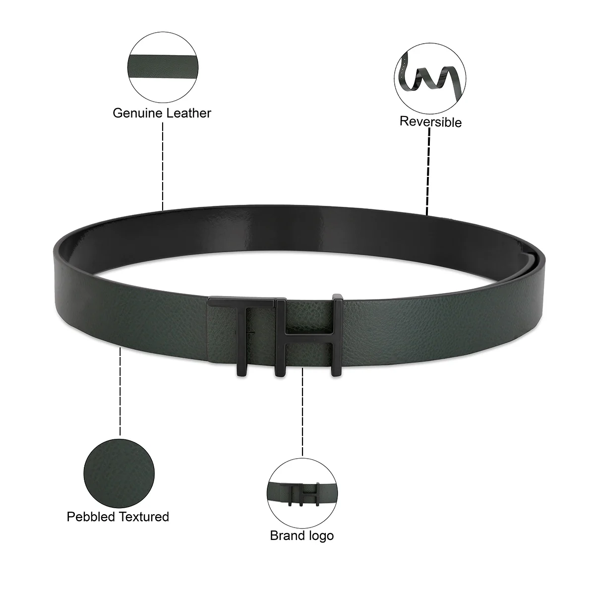 Tommy Hilfiger Tuscola Reversible Belt - Image 8