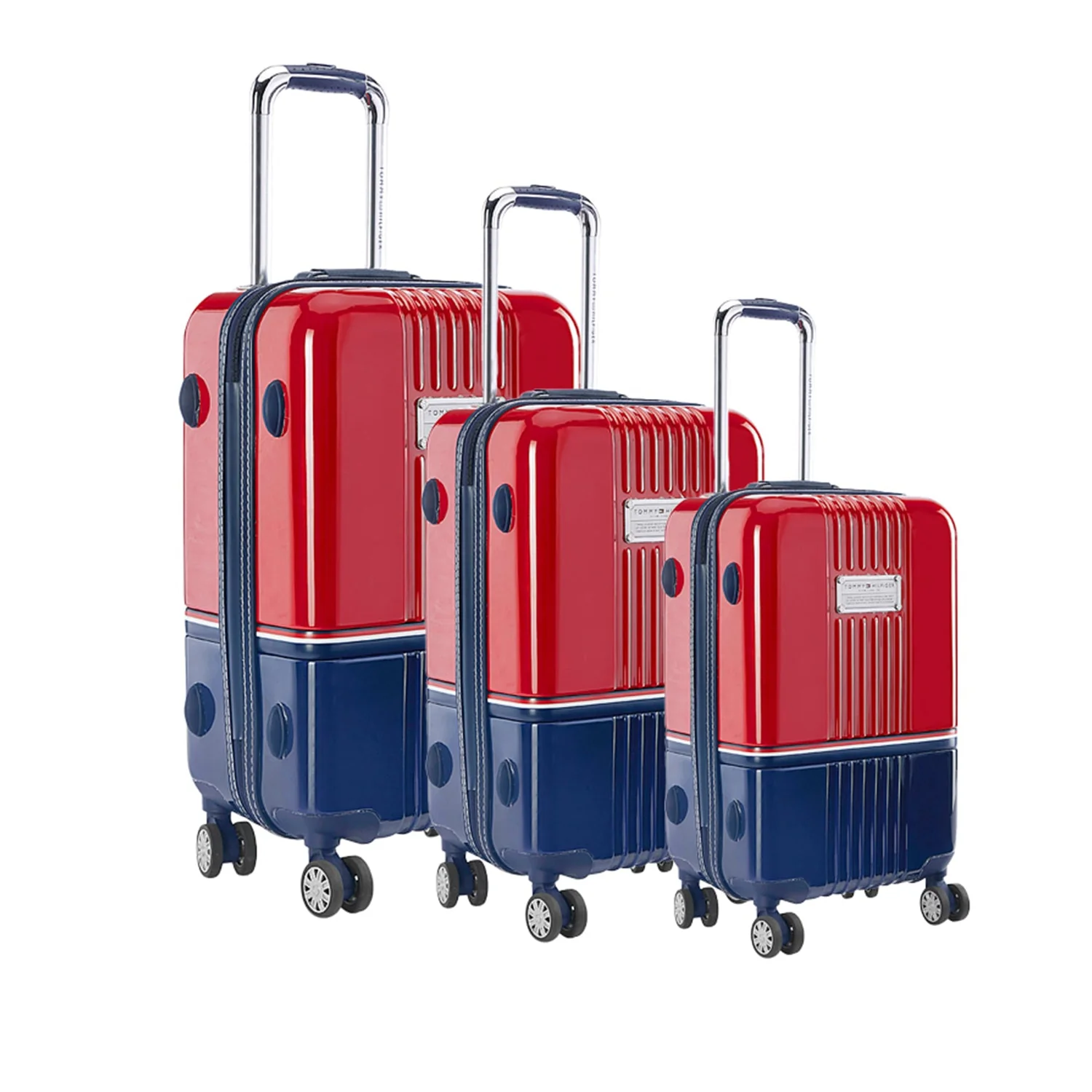 Tommy Hilfiger Twins Pro Hard Luggage Set of 3 (Cabin + Mid  + Cargo)