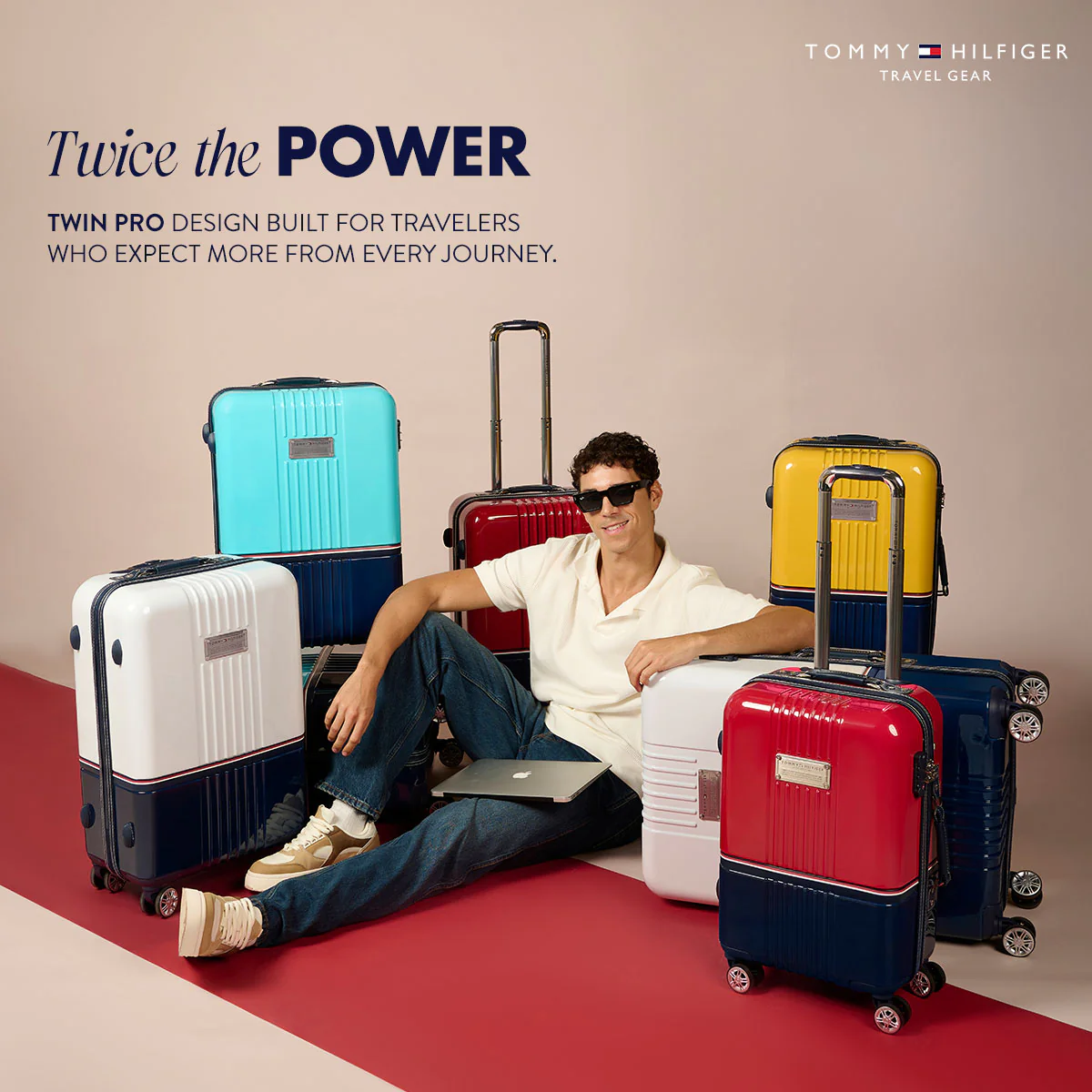 Tommy Hilfiger Twins Pro Hard Luggage - Image 3
