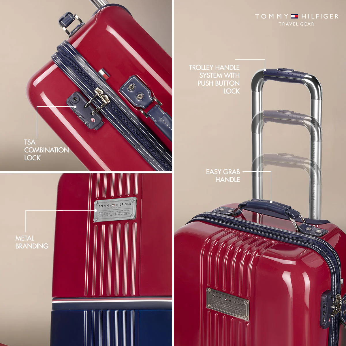 Tommy Hilfiger Twins Pro Hard Luggage - Image 5
