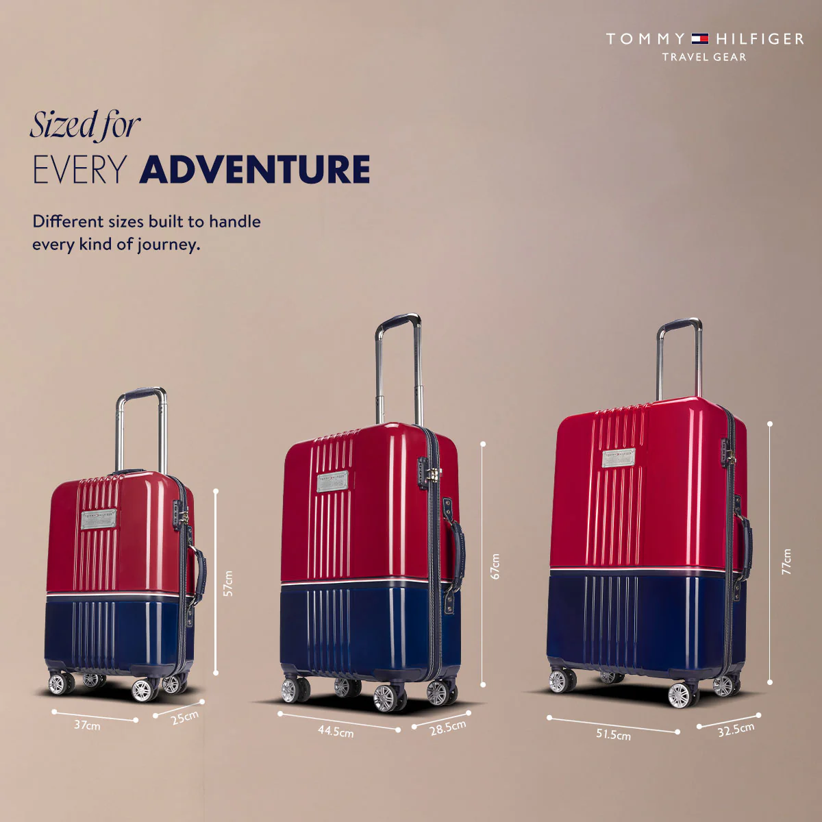 Tommy Hilfiger Twins Pro Hard Luggage - Image 7