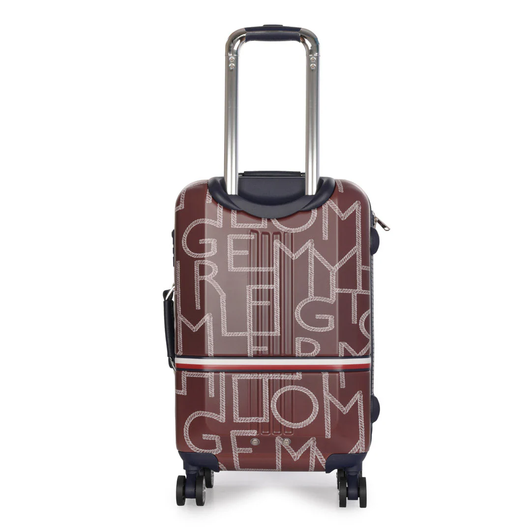 Tommy Hilfiger Twister Unisex Hard Luggage Set of 2 Brown (Mid + Cargo) - Image 5