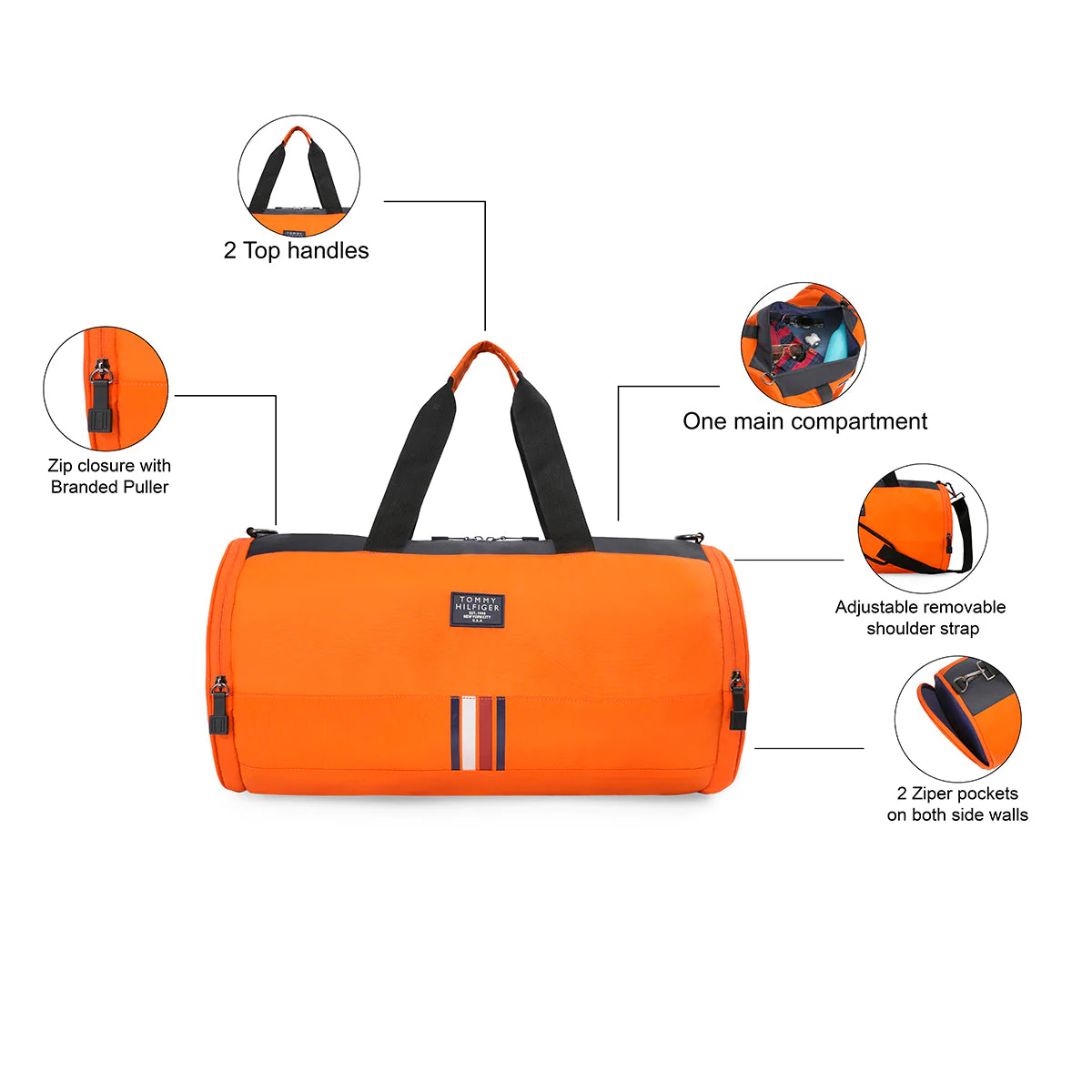 Tommy Hilfiger Ural Gym Bag - Image 4