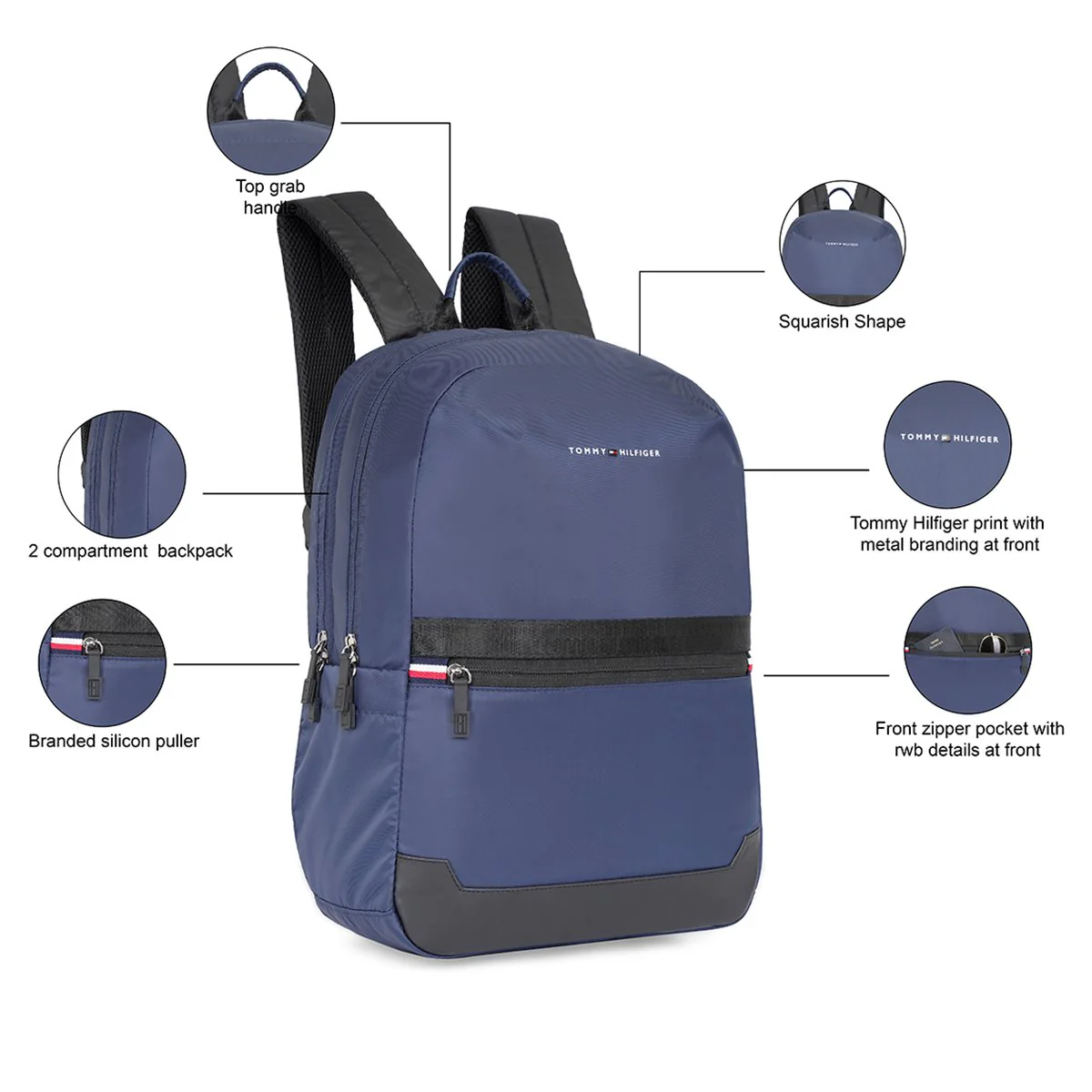 Tommy Hilfiger Urbana Laptop Backpack - Image 3