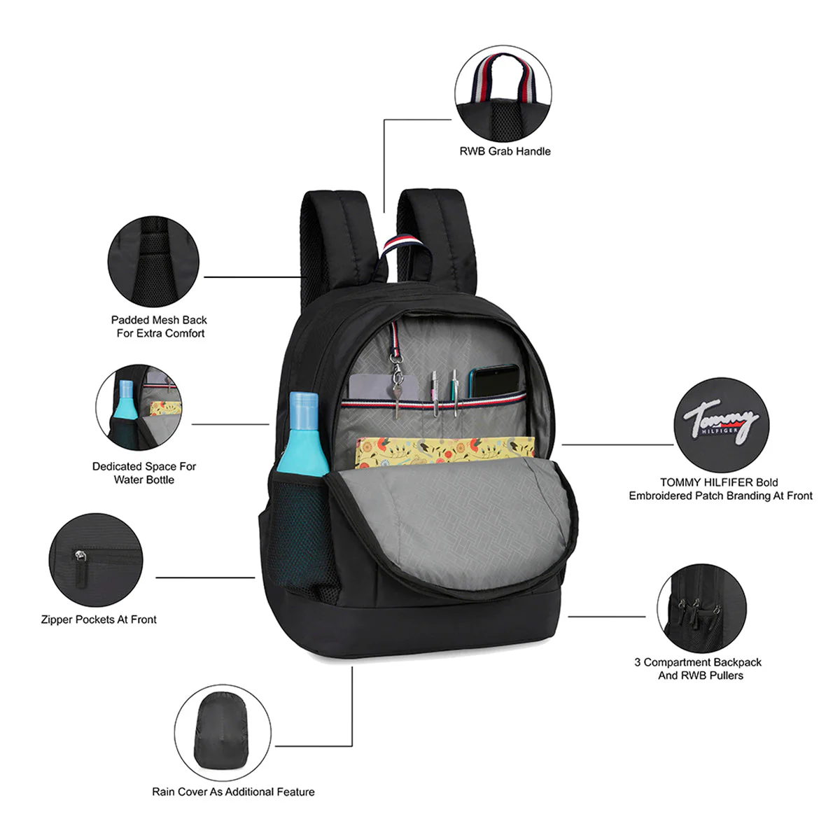Tommy Hilfiger Utopia Back to School Backpack - Image 4