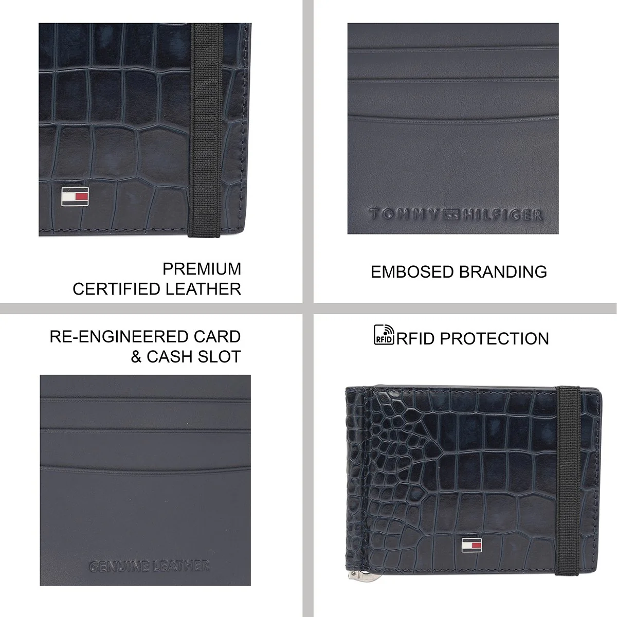 Tommy Hilfiger Valles Men's Moneyclip Wallet - Image 8