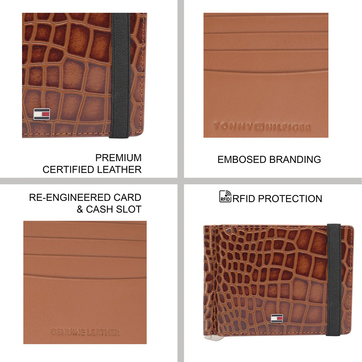 Tommy Hilfiger Valles Men's Moneyclip Wallet - Image 7