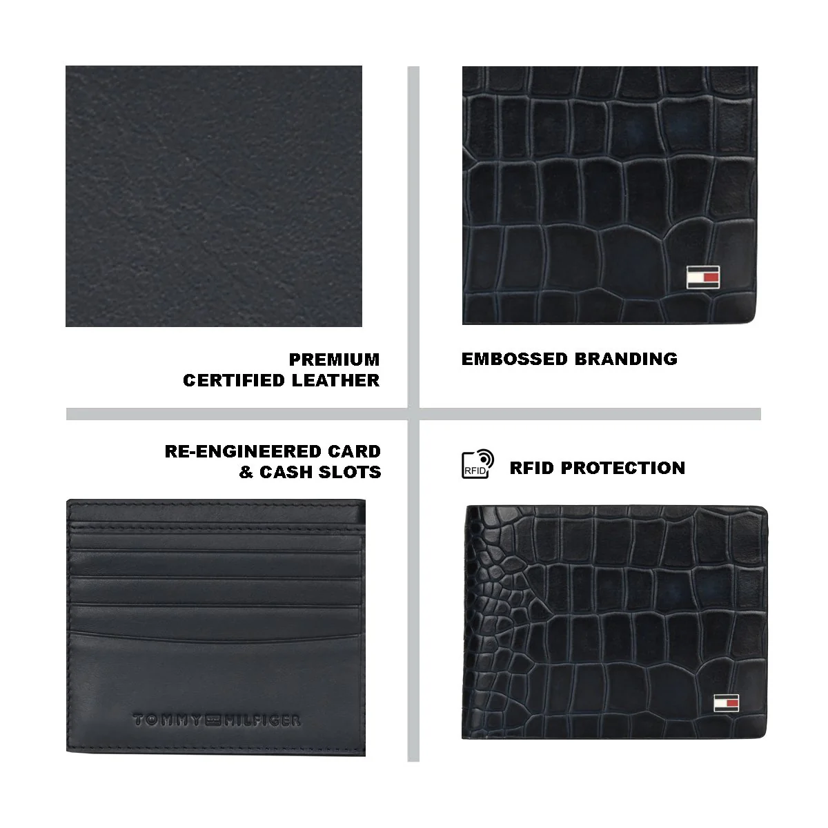 Tommy Hilfiger Valles Men's Slimfold Wallet - Image 8