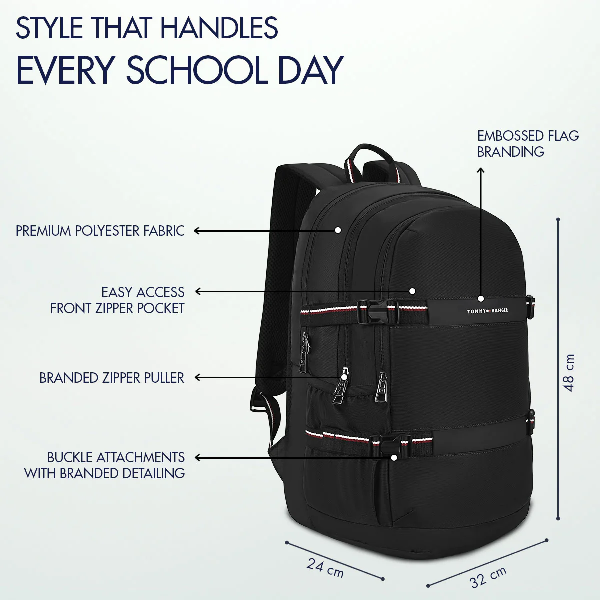 Tommy Hilfiger Vega Non Laptop Backpack - Image 5