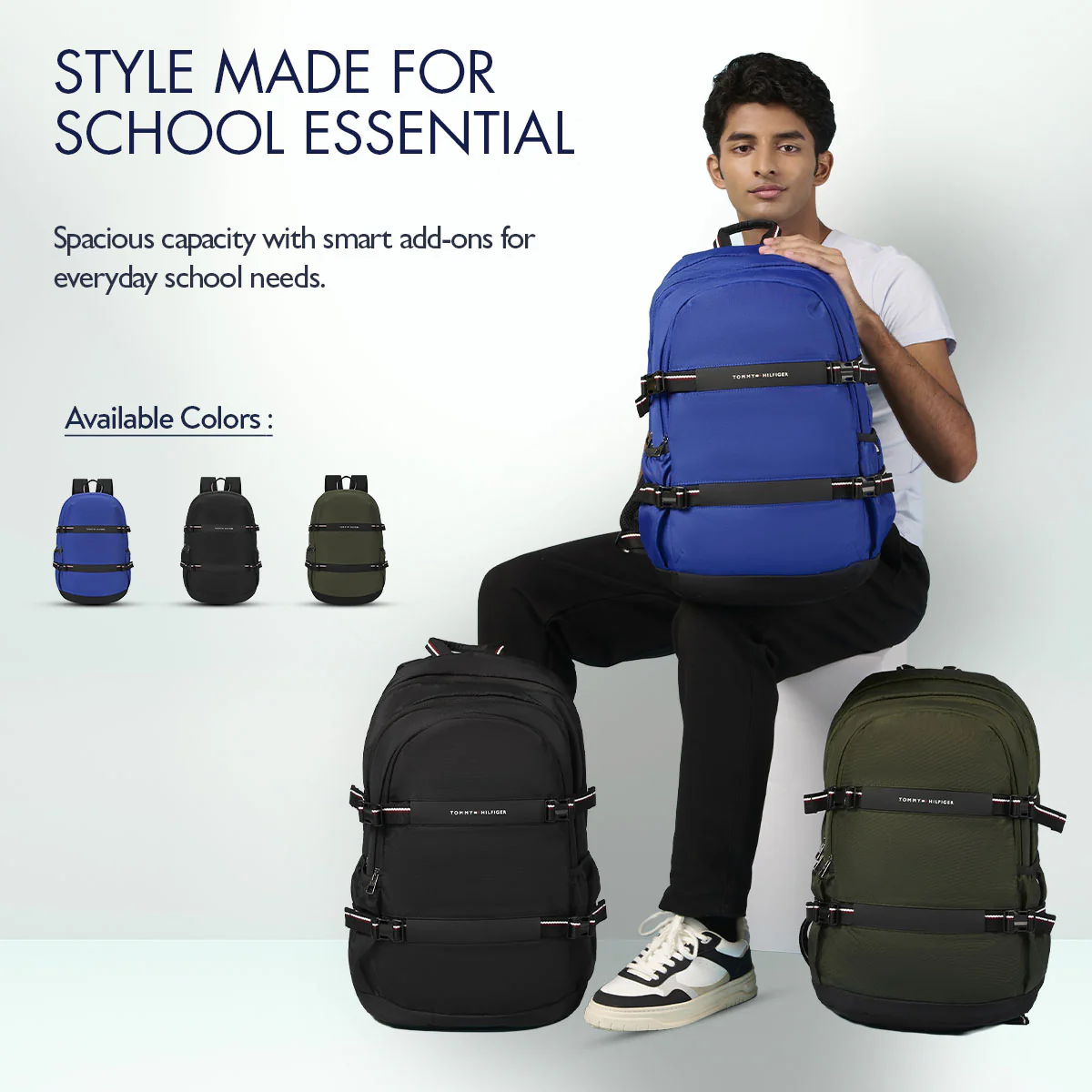 Tommy Hilfiger Vega Non Laptop Backpack - Image 7