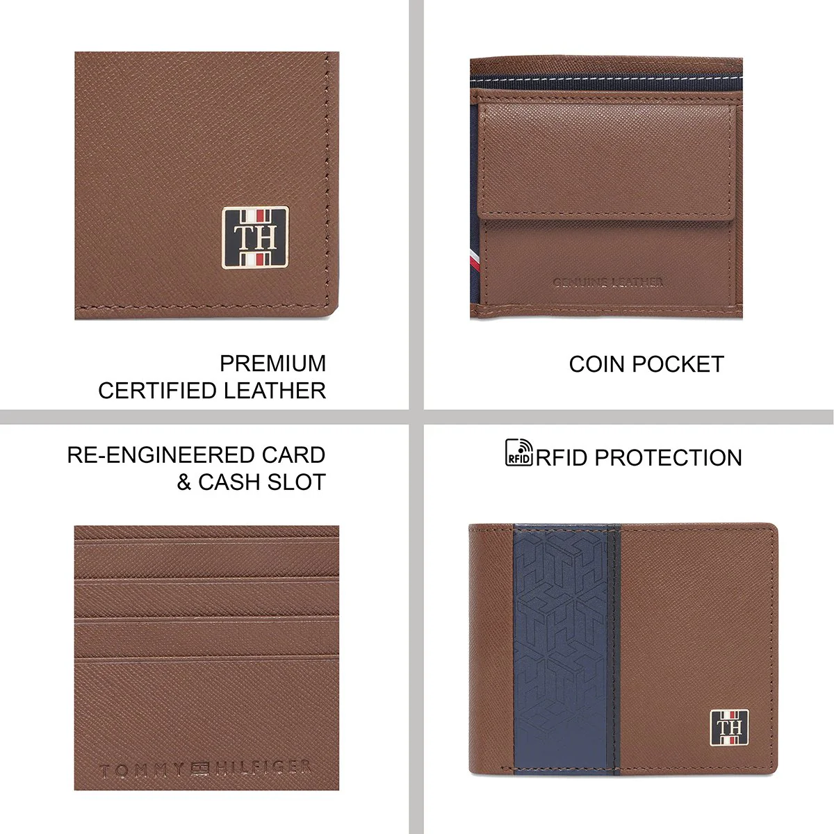 Tommy Hilfiger Venachar Men's Global Coin Wallet - Image 8