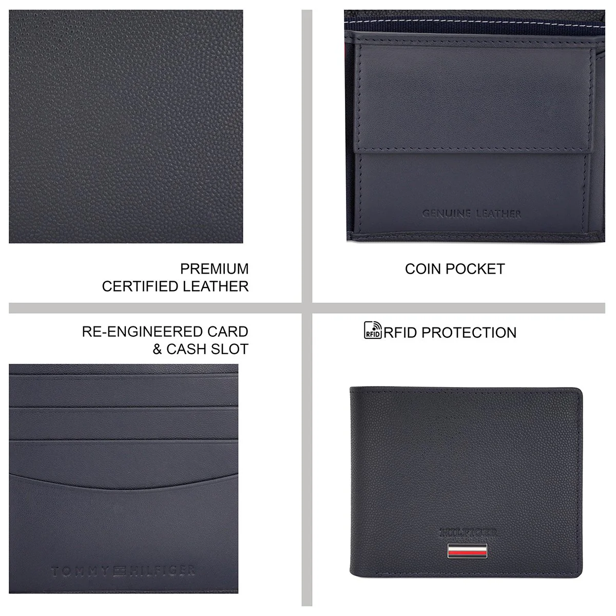 Tommy Hilfiger Vernon Men's Multicard Coin Wallet - Image 7