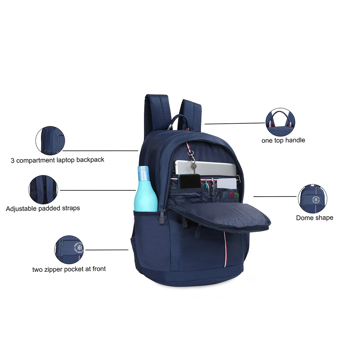 Tommy Hilfiger Viktor Laptop Backpack - Image 5