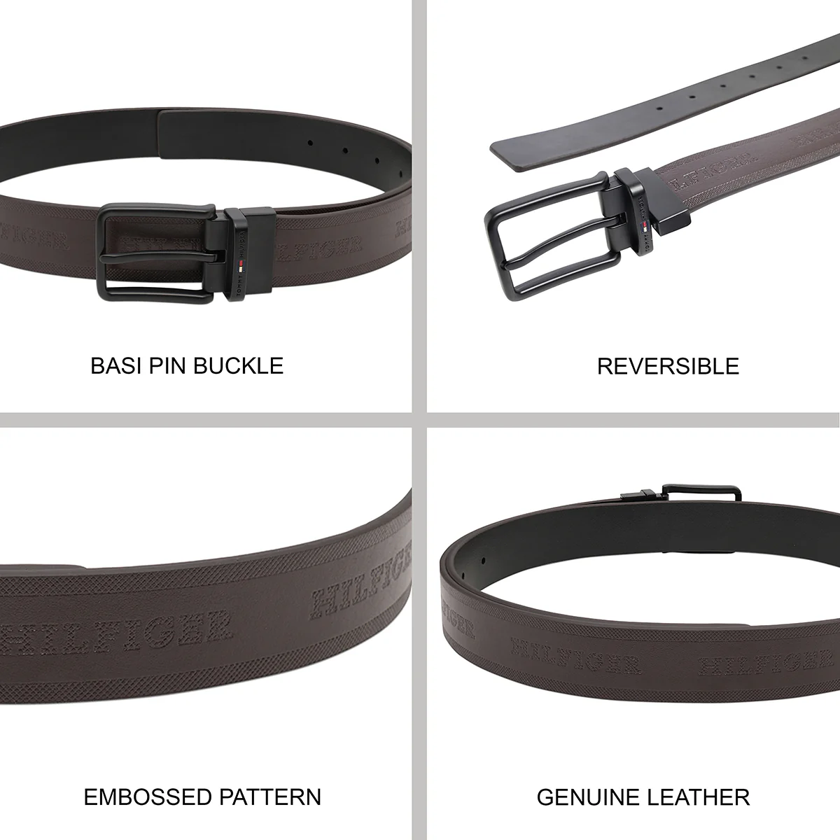 Tommy Hilfiger Voborg Men's Reversible Belt - Image 6