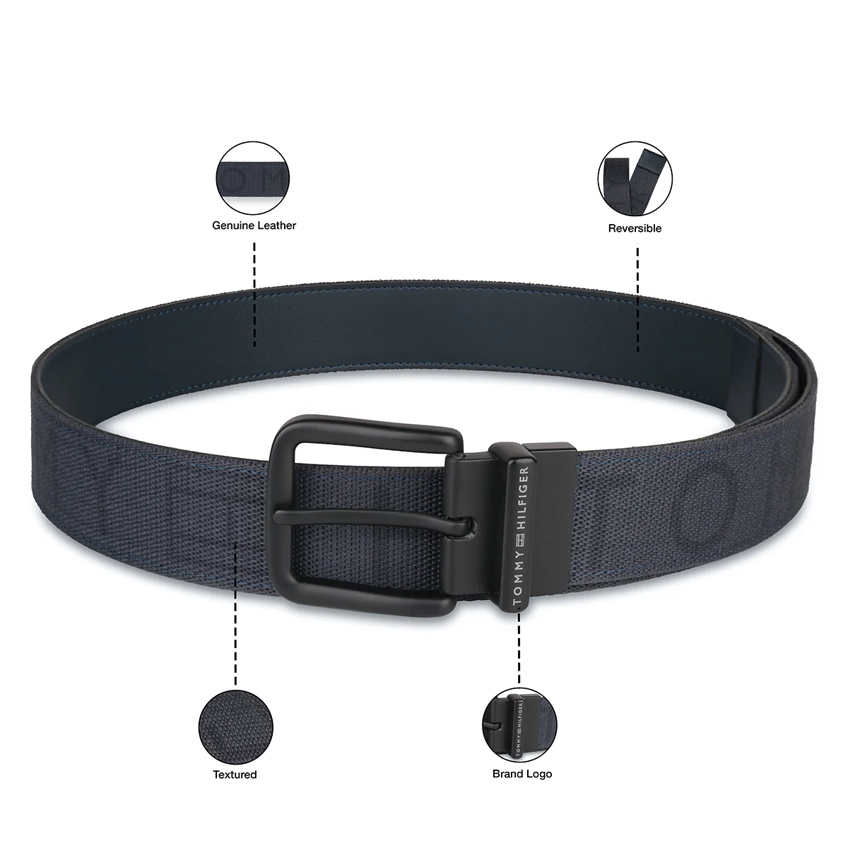 Tommy Hilfiger Winchester Men's Reversible Belt - Image 6