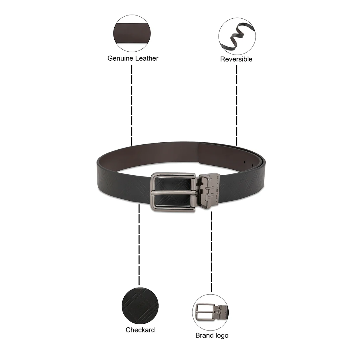 Tommy Hilfiger Woodside Reversible Belt - Image 7