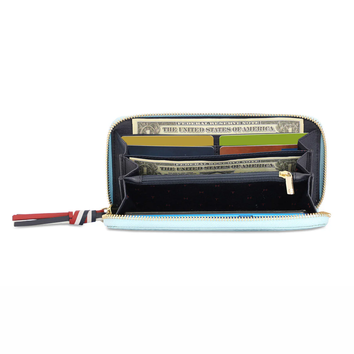 Tommy Hilfiger Yaritza Women's Leather Zip Around Wallet - Image 14