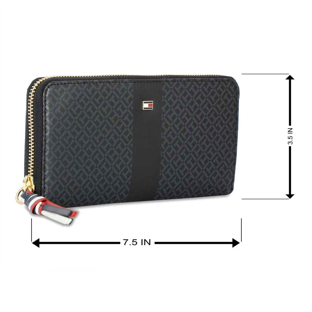 Tommy Hilfiger Yaritza Women's Leather Zip Around Wallet - Image 20