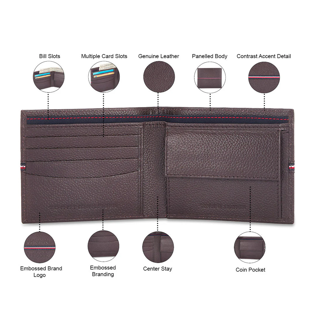 Tommy Hilfiger Yukon Men's Leather Global Coin Wallet - Image 6