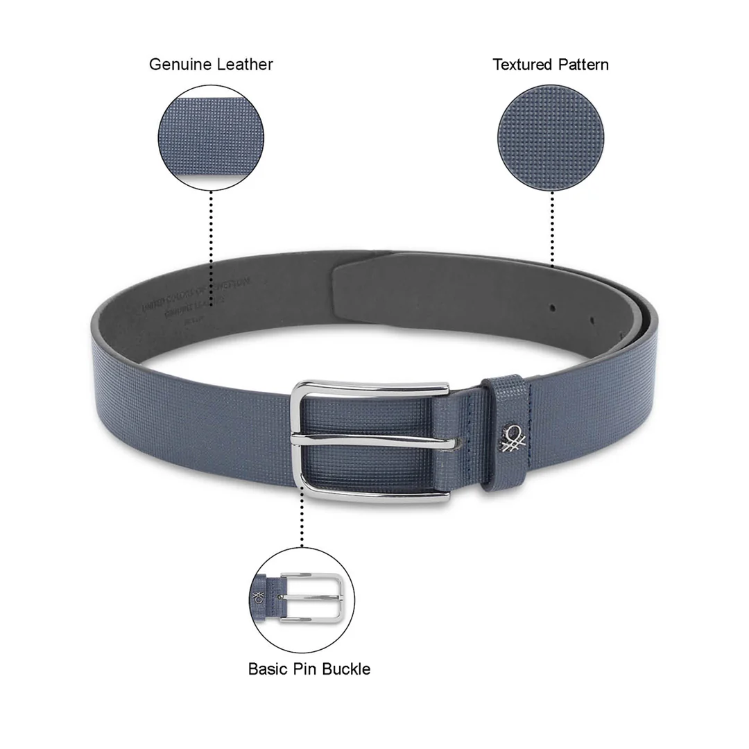 United Colors of Benetton Adriano Men's Non-reversible Leather Belt - Image 12