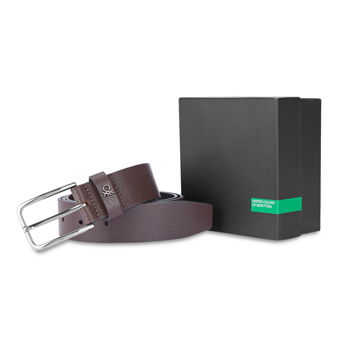 United Colors of Benetton Adriano Men's Non-reversible Leather Belt - Image 6
