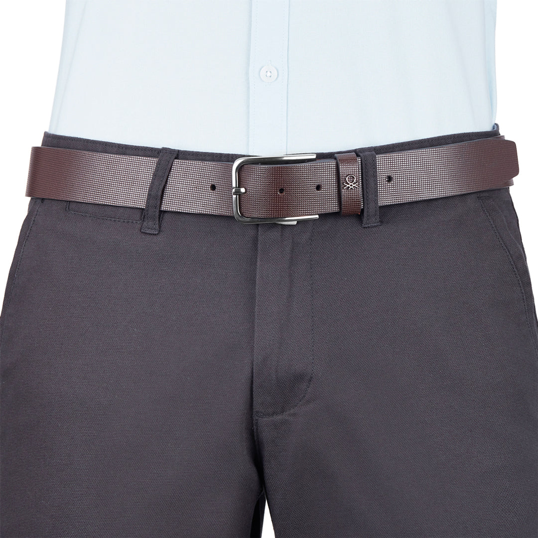 United Colors of Benetton Adriano Men's Non-reversible Leather Belt - Image 7