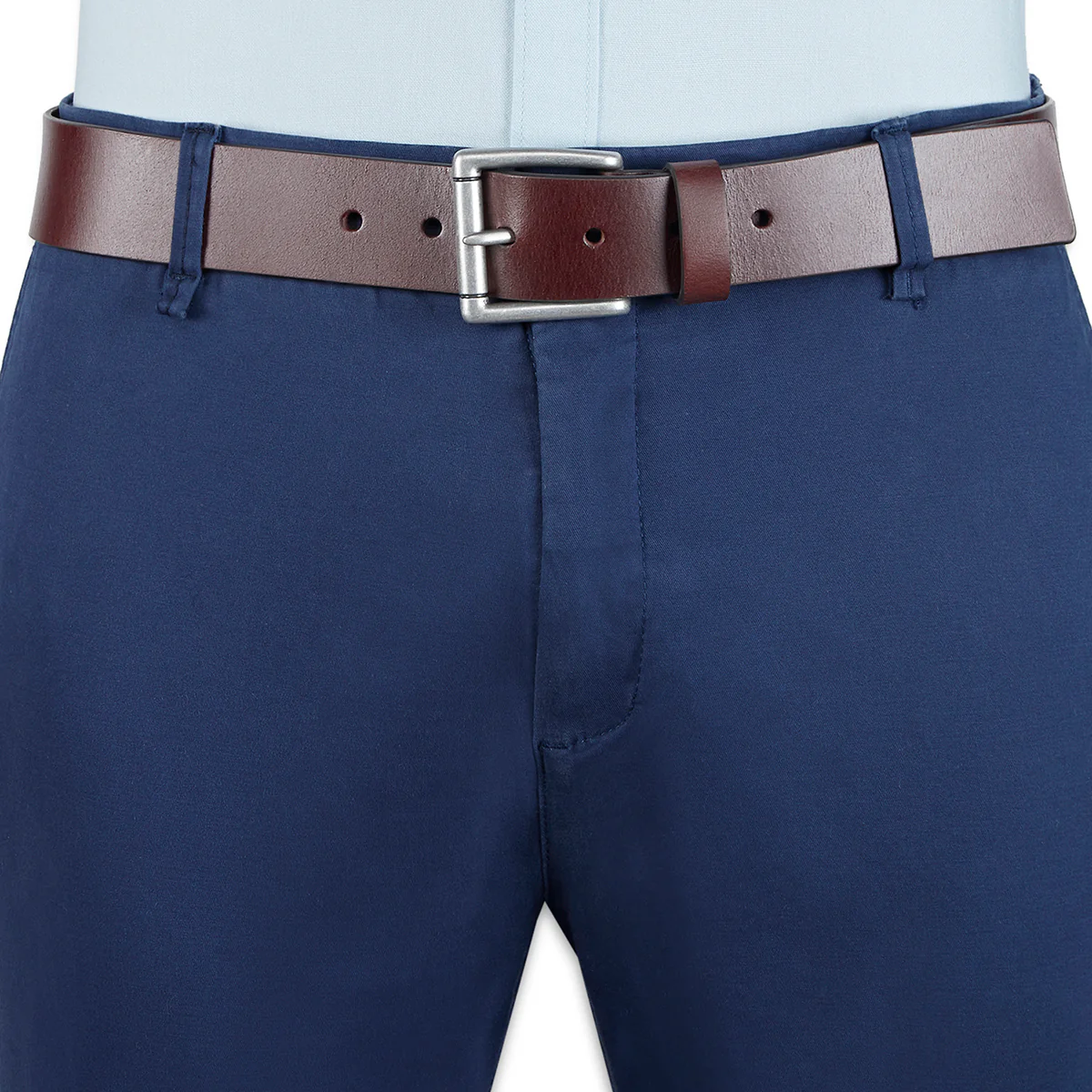 United Colors of Benetton Agostino Men's Non- Reversible Leather Belt - Image 7