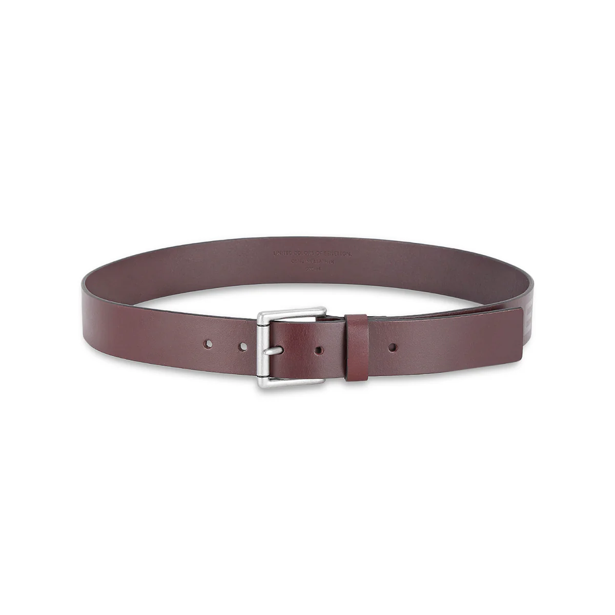 United Colors of Benetton Agostino Men's Non- Reversible Leather Belt - Image 8