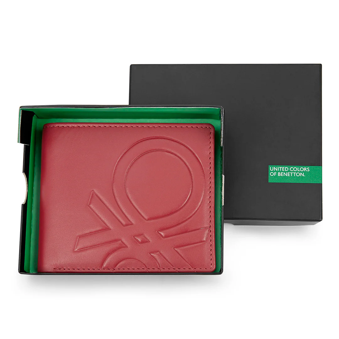 United Colors of Benetton Anzio Men's Leather Global Coin Wallet - Image 15