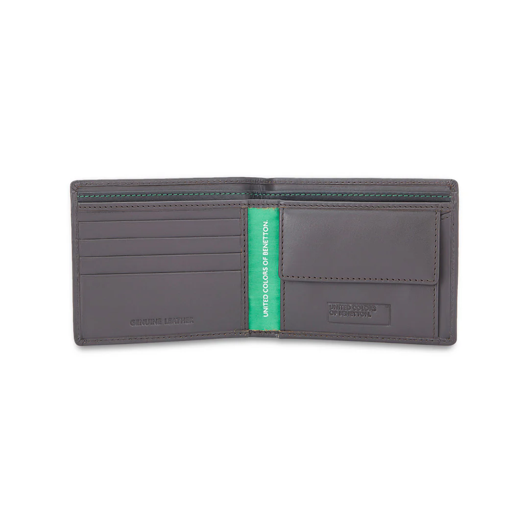 United Colors of Benetton Anzio Men's Leather Global Coin Wallet - Image 8