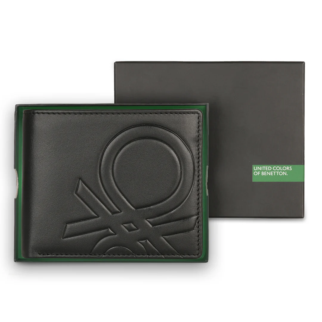 United Colors of Benetton Anzio Men's Leather Multi Card Coin Wallet - Image 7