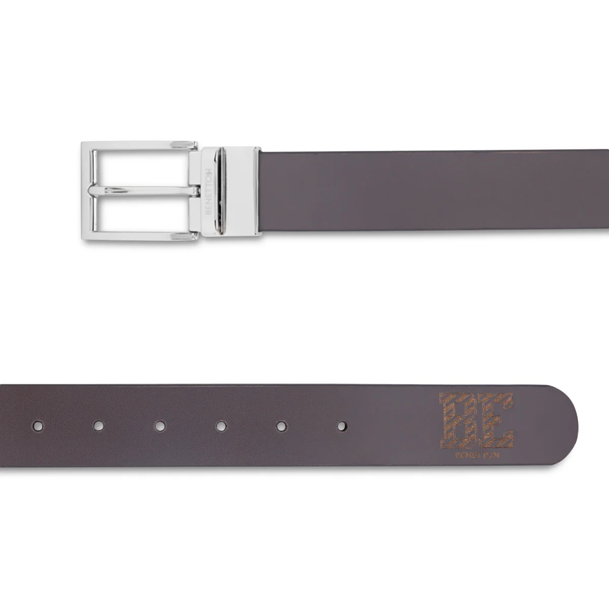 United Colors of Benetton Arno Men's Reversible Leather Belt - Image 11