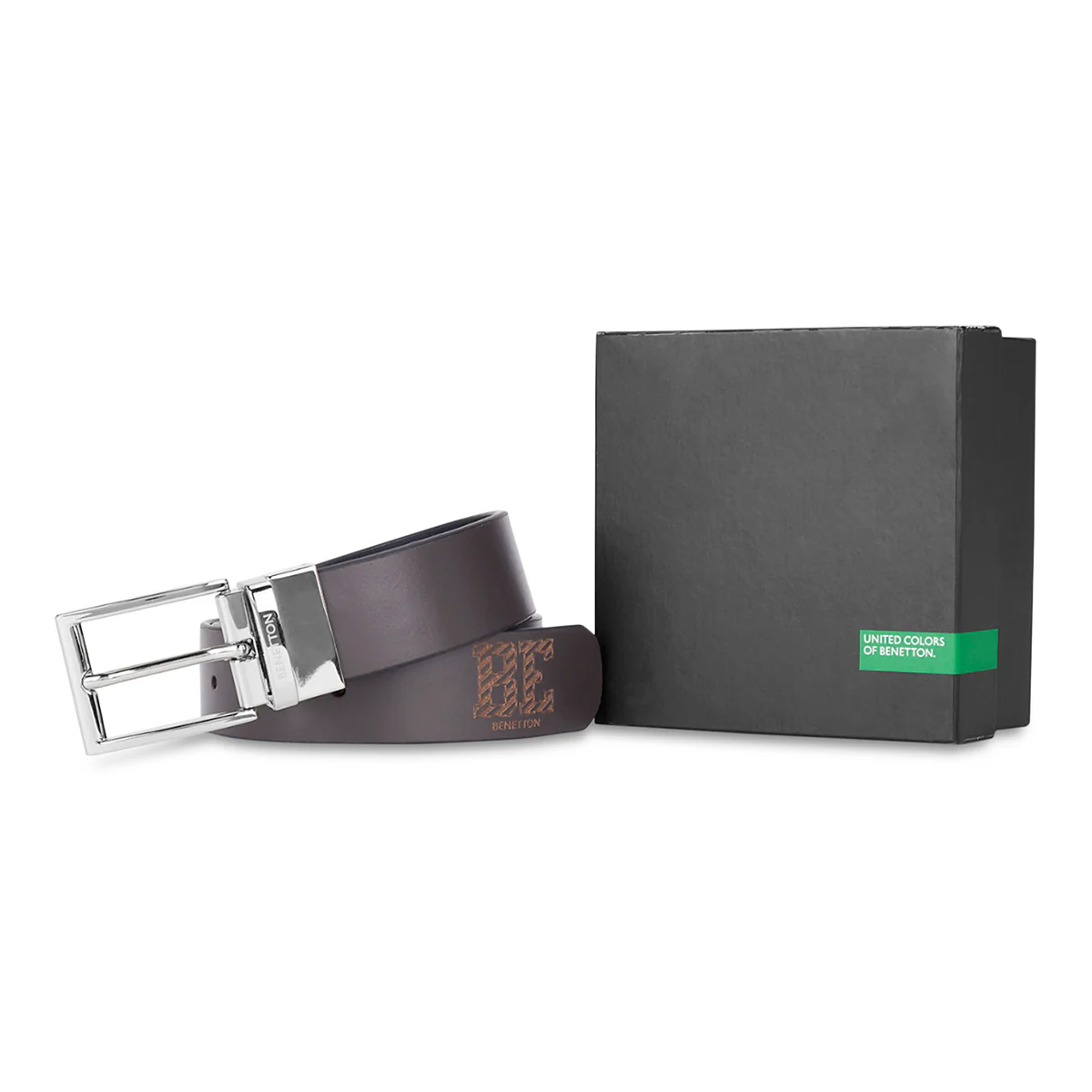 United Colors of Benetton Arno Men's Reversible Leather Belt - Image 15