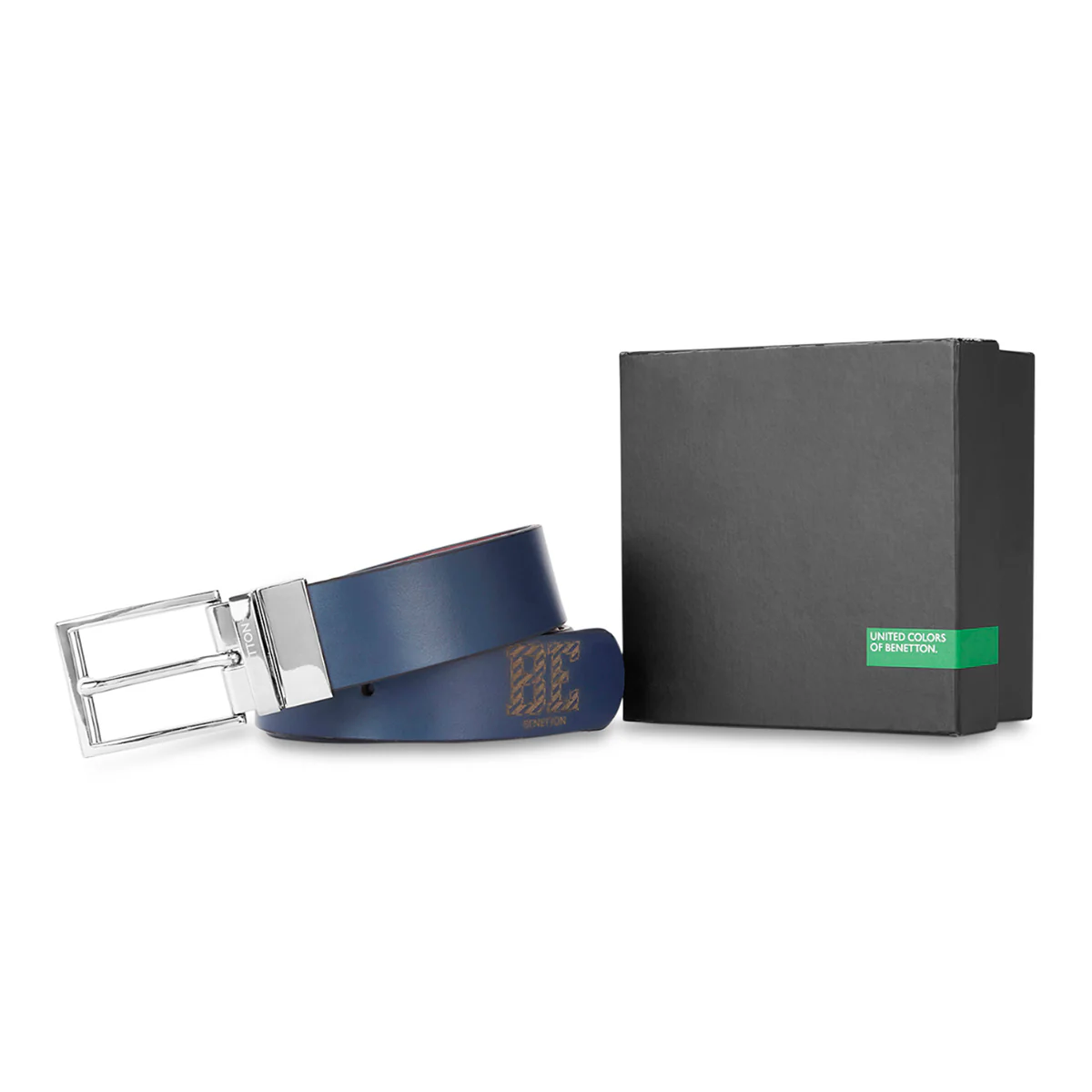United Colors of Benetton Arno Men's Reversible Leather Belt - Image 6