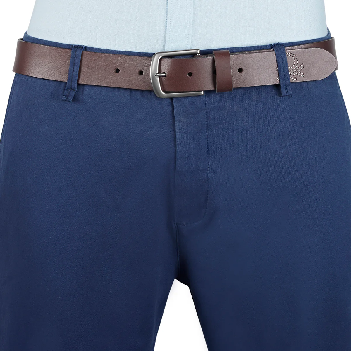 United Colors of Benetton Bradano Men's Non-Reversible Leather Belt - Image 13