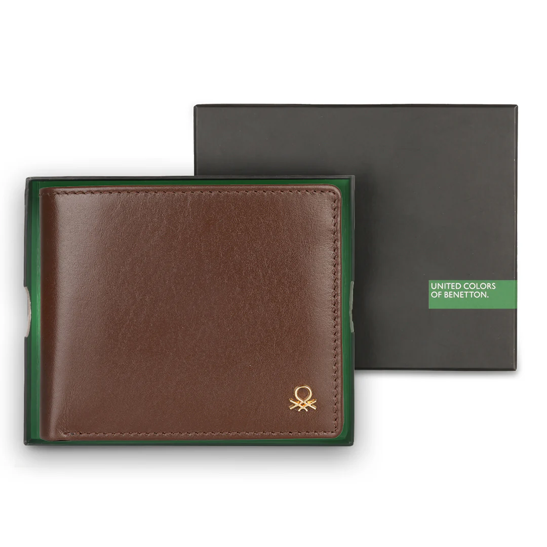 United Colors of Benetton Brenon Men's Leather Global Coin Wallet - Image 7