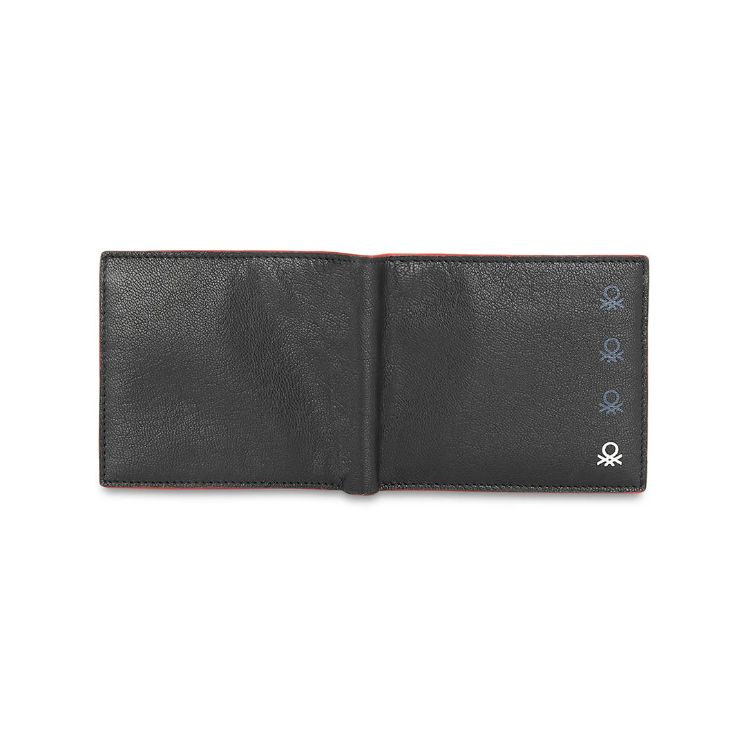 United Colors of Benetton Caspian Men's Leather Passcase Wallet - Image 6