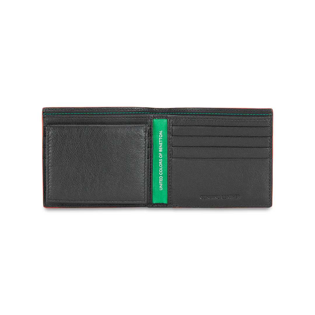United Colors of Benetton Caspian Men's Leather Passcase Wallet - Image 8