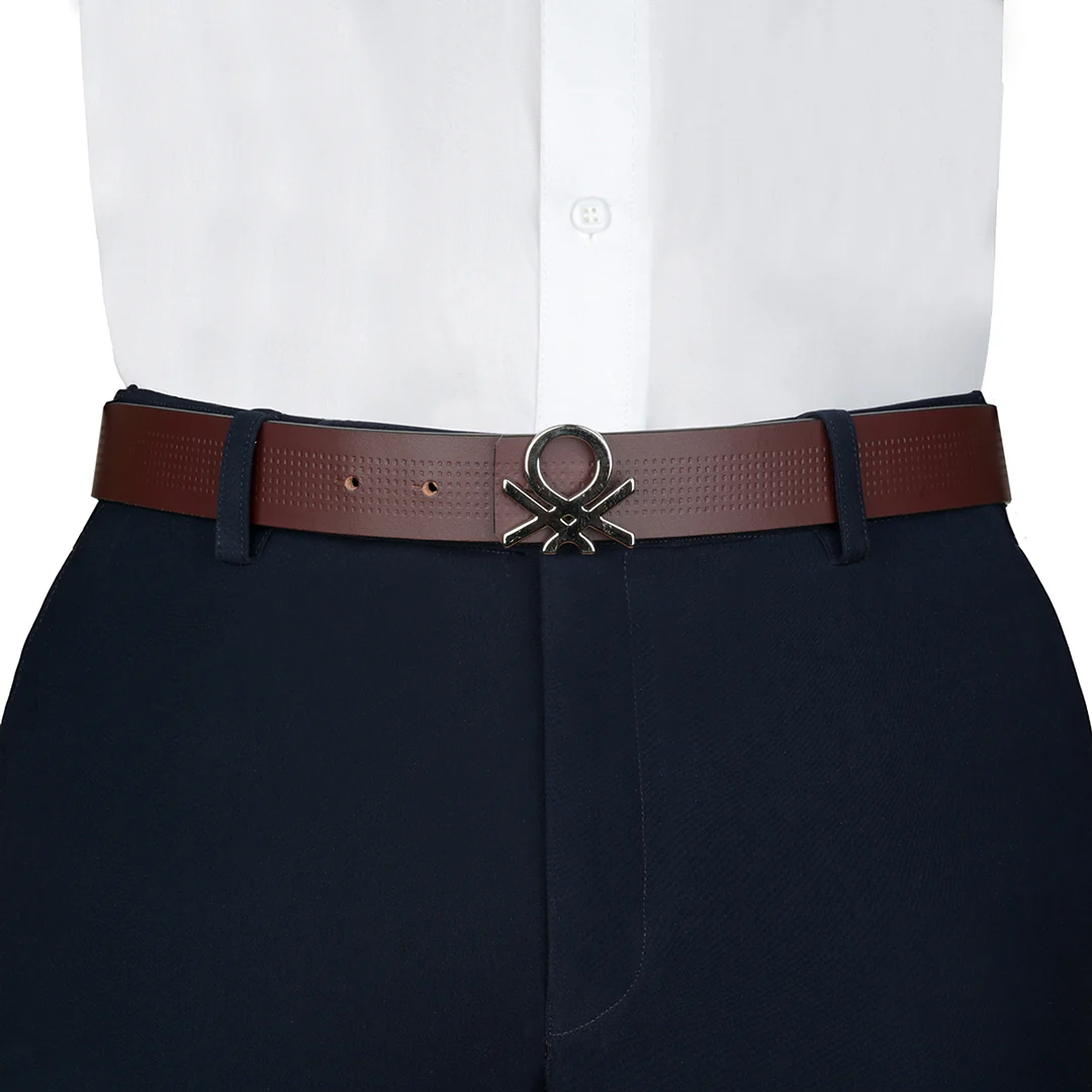 United Colors of Benetton Castello Men's Leather Reversible Belt - Image 15