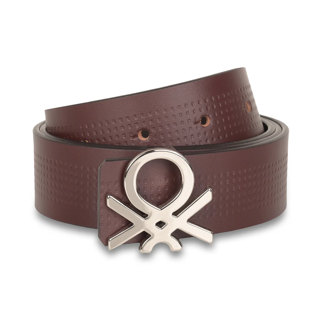 United Colors of Benetton Castello Men's Leather Reversible Belt - Image 9
